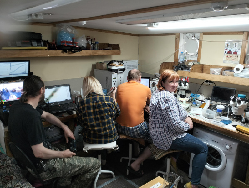 работа в лаборатории